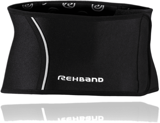 Rehband Qd Back Supp 3mm Treenitarvikkeet BLACK M unisex