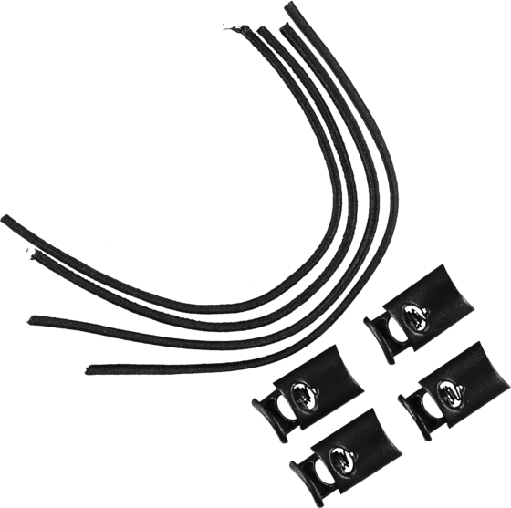 Spibelt Race Bib Toggles 2 Pack Treenitarvikkeet BLACK ONE SIZE unisex