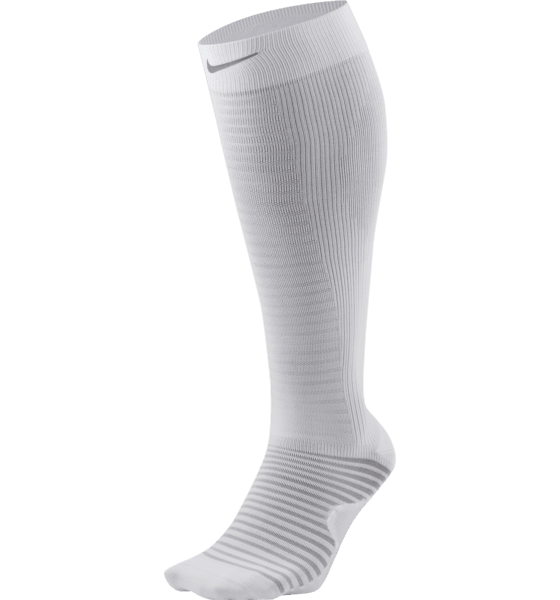 Nike Spark Lightweight Over-the-calf Compression Running Socks Juoksusukat WHITE