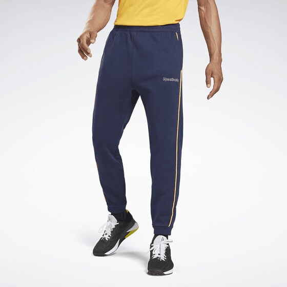 Reebok Training Essentials Piping Joggers Collegehousut Vector Navy S male