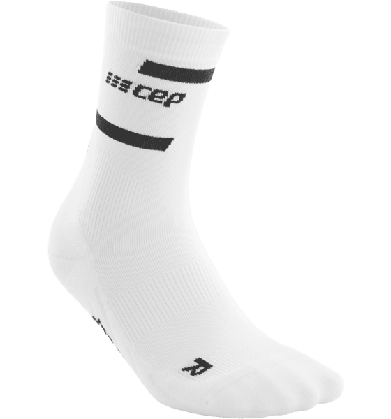 Cep M The Run Compression Socks - Mid Cut Uusimmat WHITE