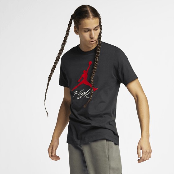 277890101101 JORDAN JUMPMAN FLIGHT HBR TEE   Model01 Detail