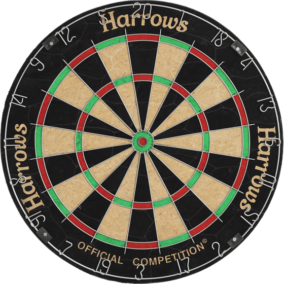
HARROWS, 
DARTBOARD OFFICIAL COMPETITION, 
Detail 1
