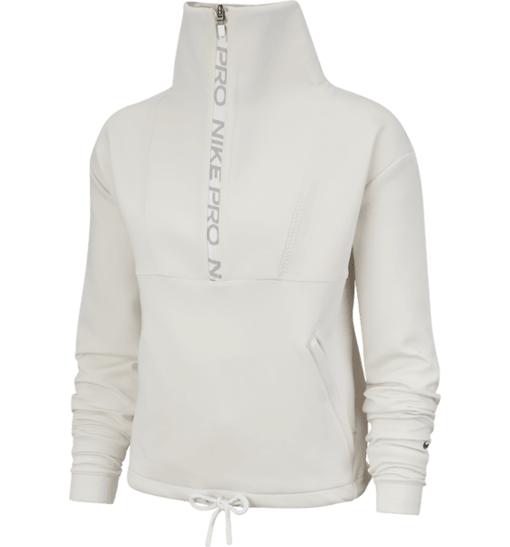 nike pro cropped mock neck