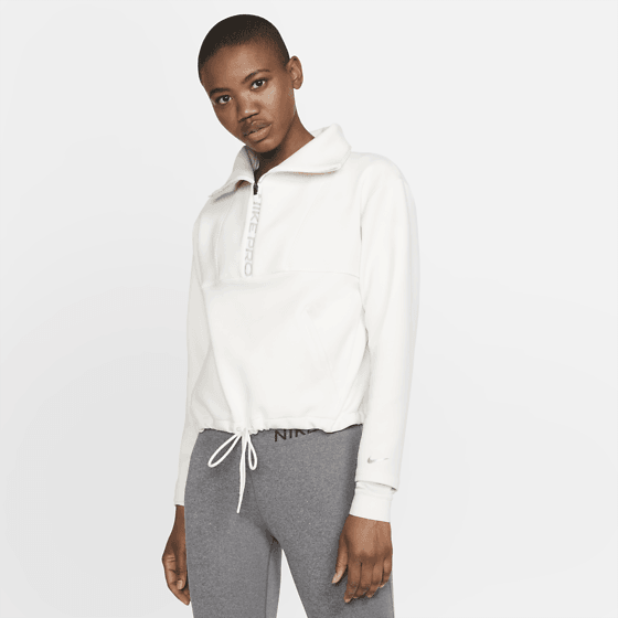 285107102103 NIKE W CROPPED MOCK NECK HZ 285107102103 NIKE W CROPPED MOCK NECK HZ Model01 Detail