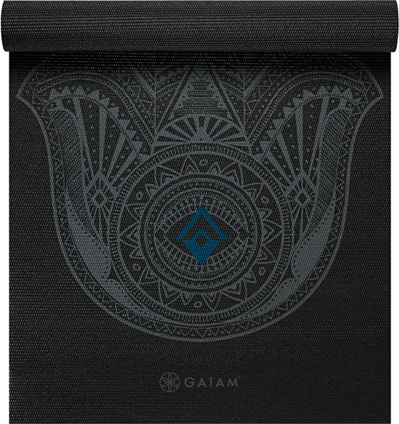 353772101101, GREY HAMSA YOGA MAT 4MM, GAIAM, Detail