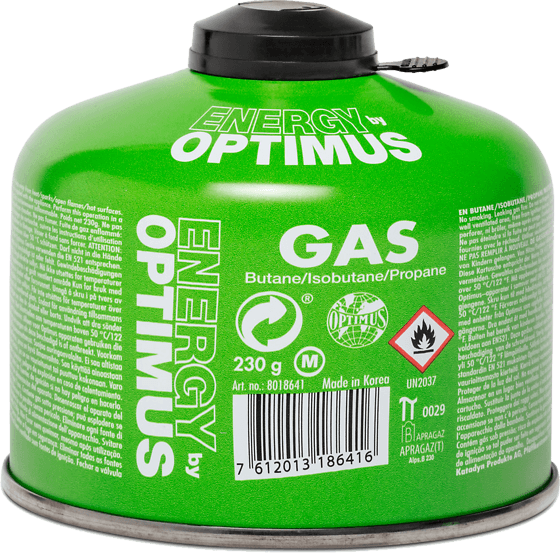 
OPTIMUS, 
GAS CANISTER 230G, 
Detail 1
