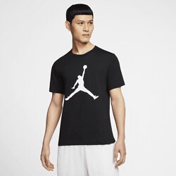 M J JUMPMAN SS CREW - BLACK/WHITE Standard Small1x1