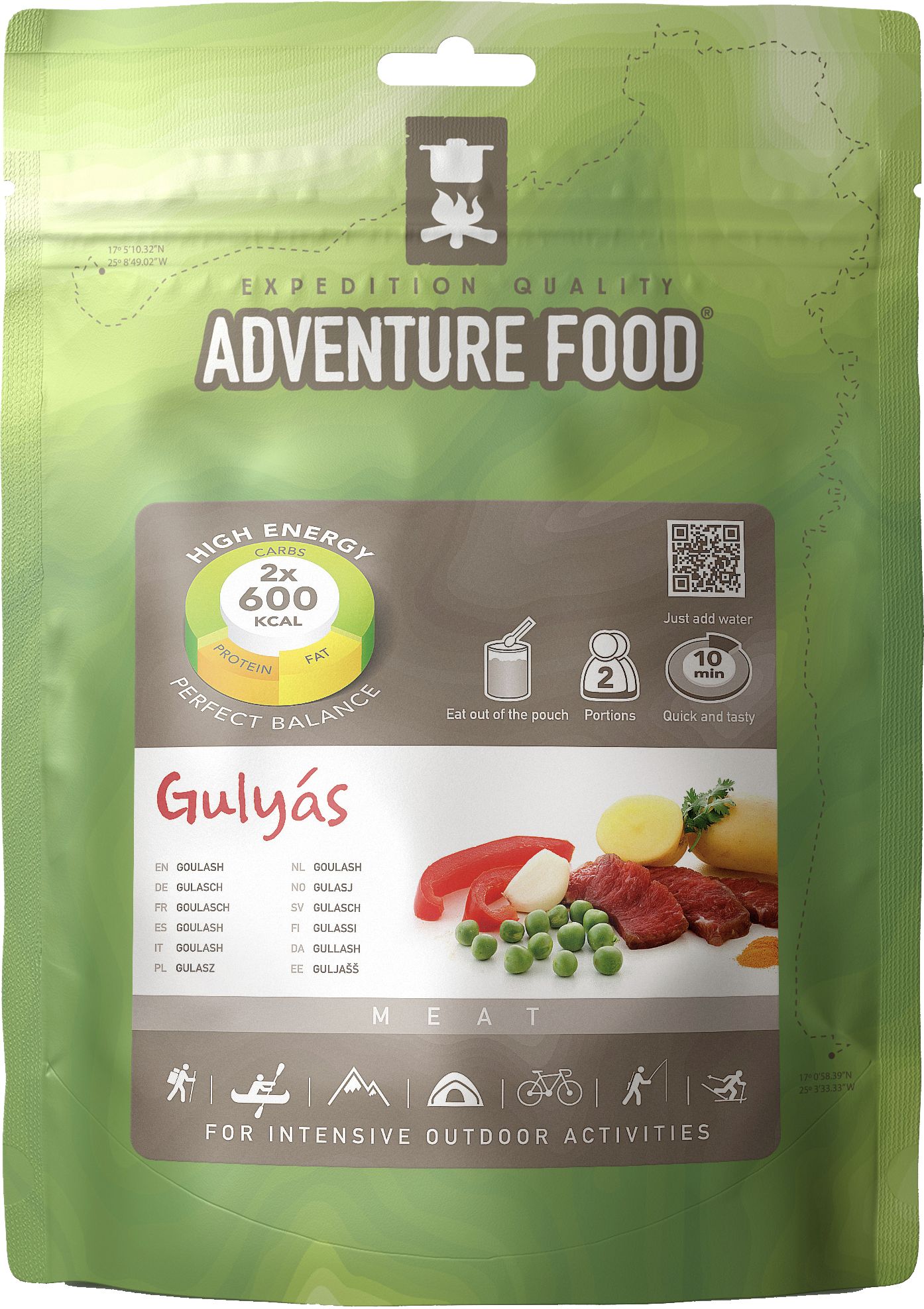 ADVENTURE FOOD, FRYSTORKAD MAT