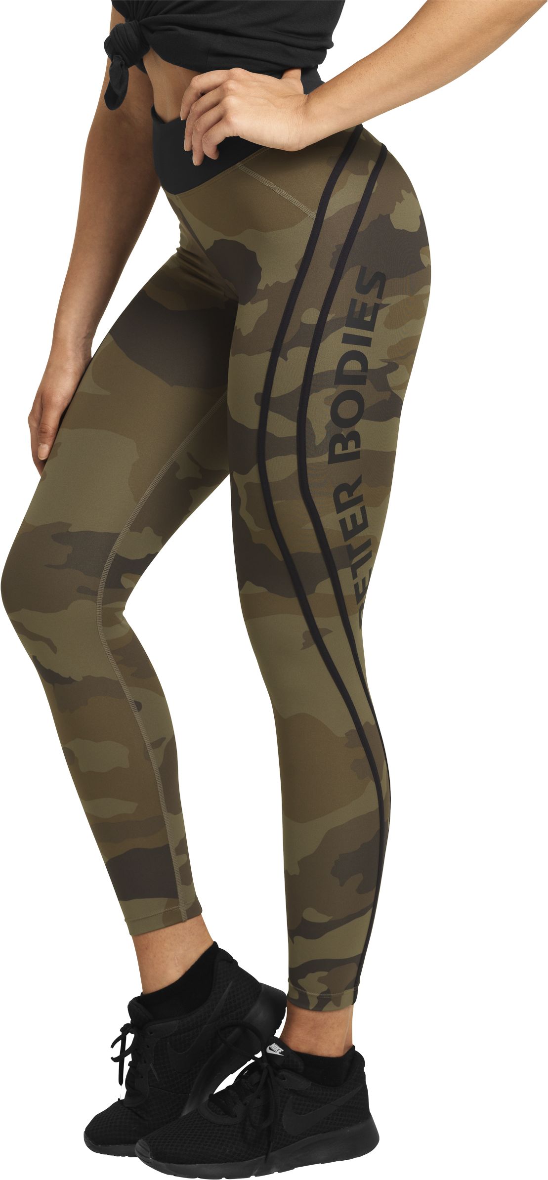 BETTER BODIES, W CAMO HIGH WAIST
