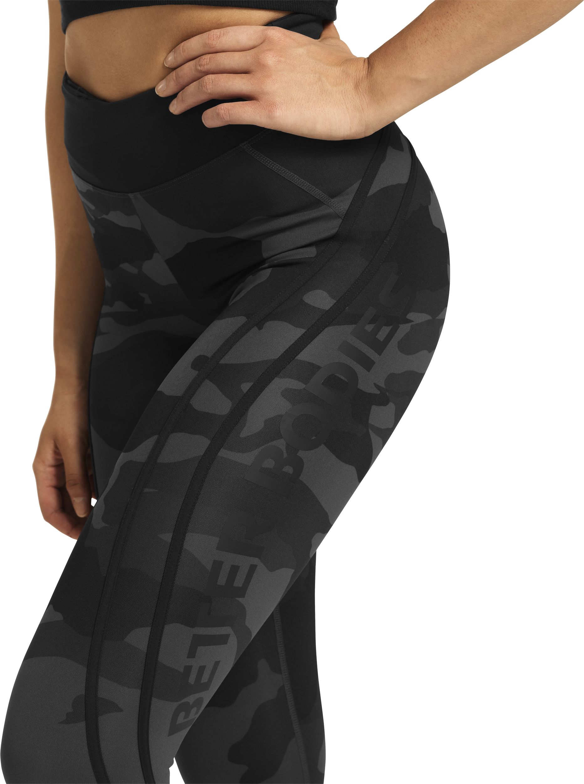BETTER BODIES, W CAMO HIGH WAIST