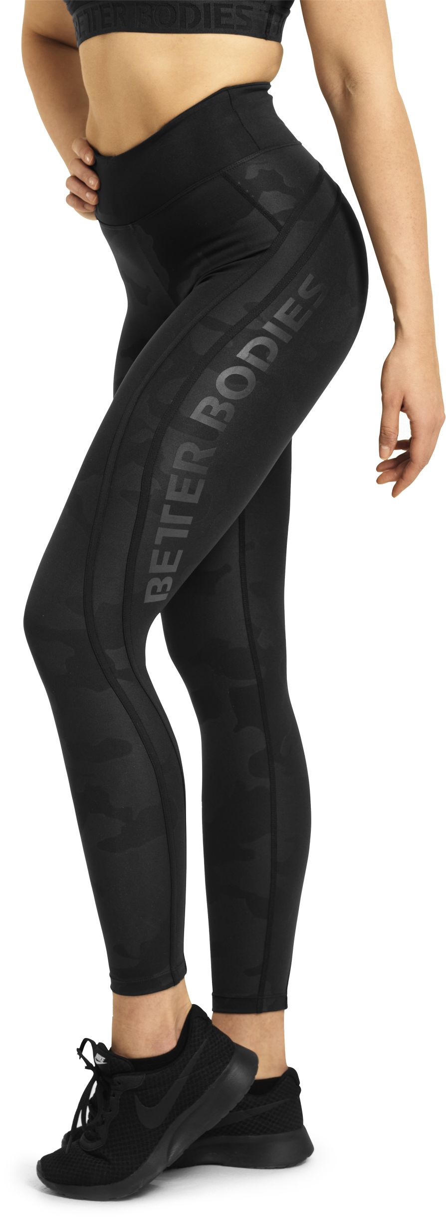 BETTER BODIES, W CAMO HIGH WAIST