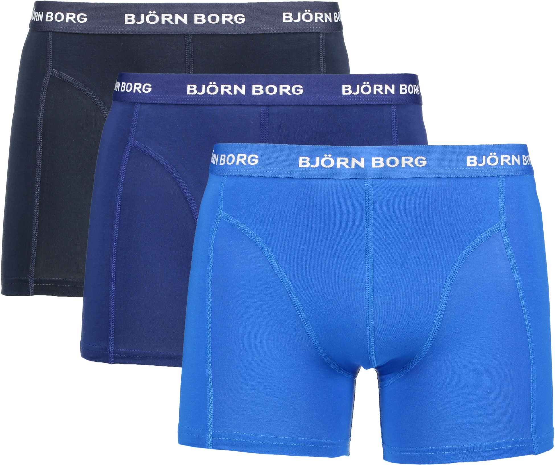 BJÖRN BORG, M NOOS SOLIDS SHORT SHORTS 3P