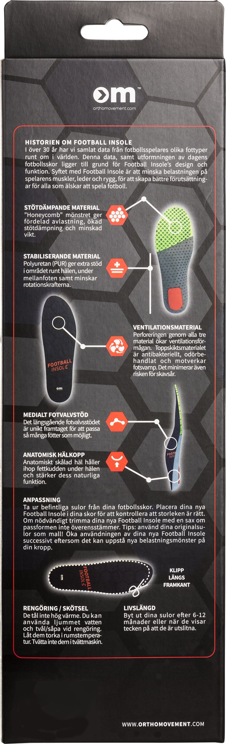 ORTHO MOVEMENT, FOOTBALL INSOLE