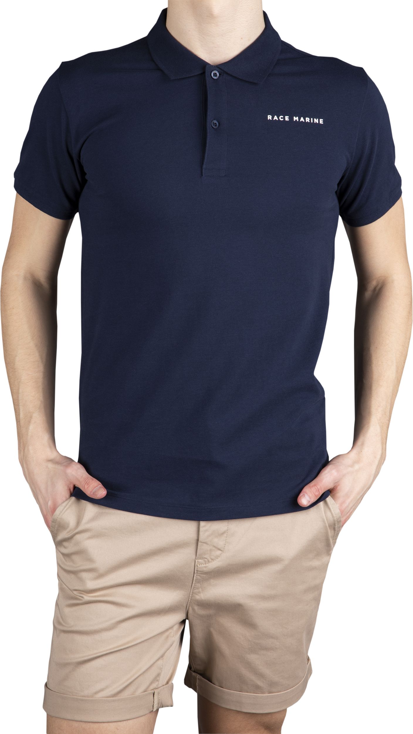 RACE MARINE, M COTTON PIQUE