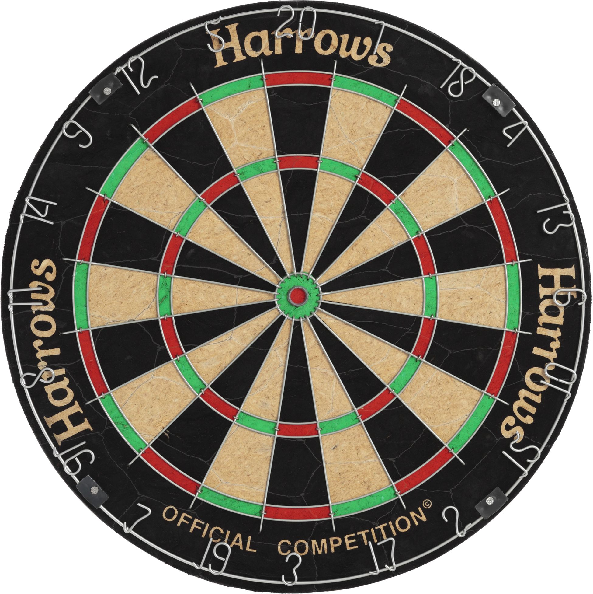 HARROWS, DARTBOARD OFFICIAL COMPETITION