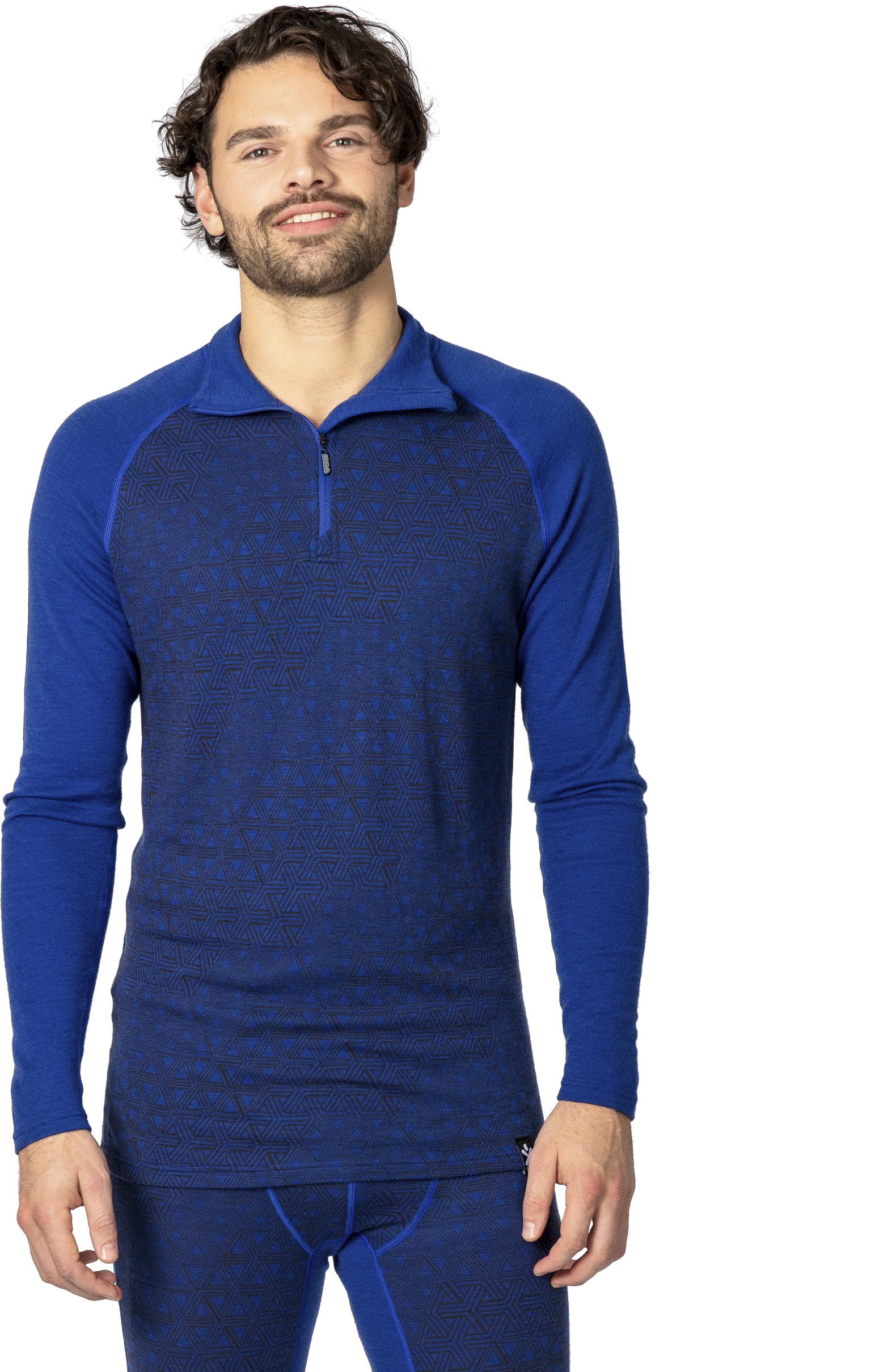 BULA, M GEO MERINO WOOL HALFZIP