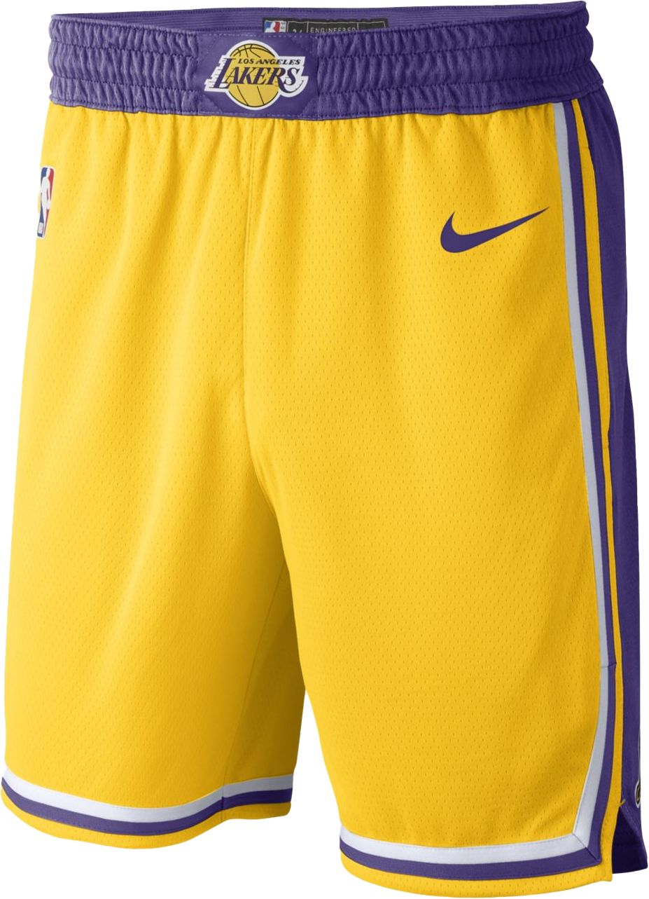 NIKE, LA LAKERS M NK SWINGMAN SHORT ROAD