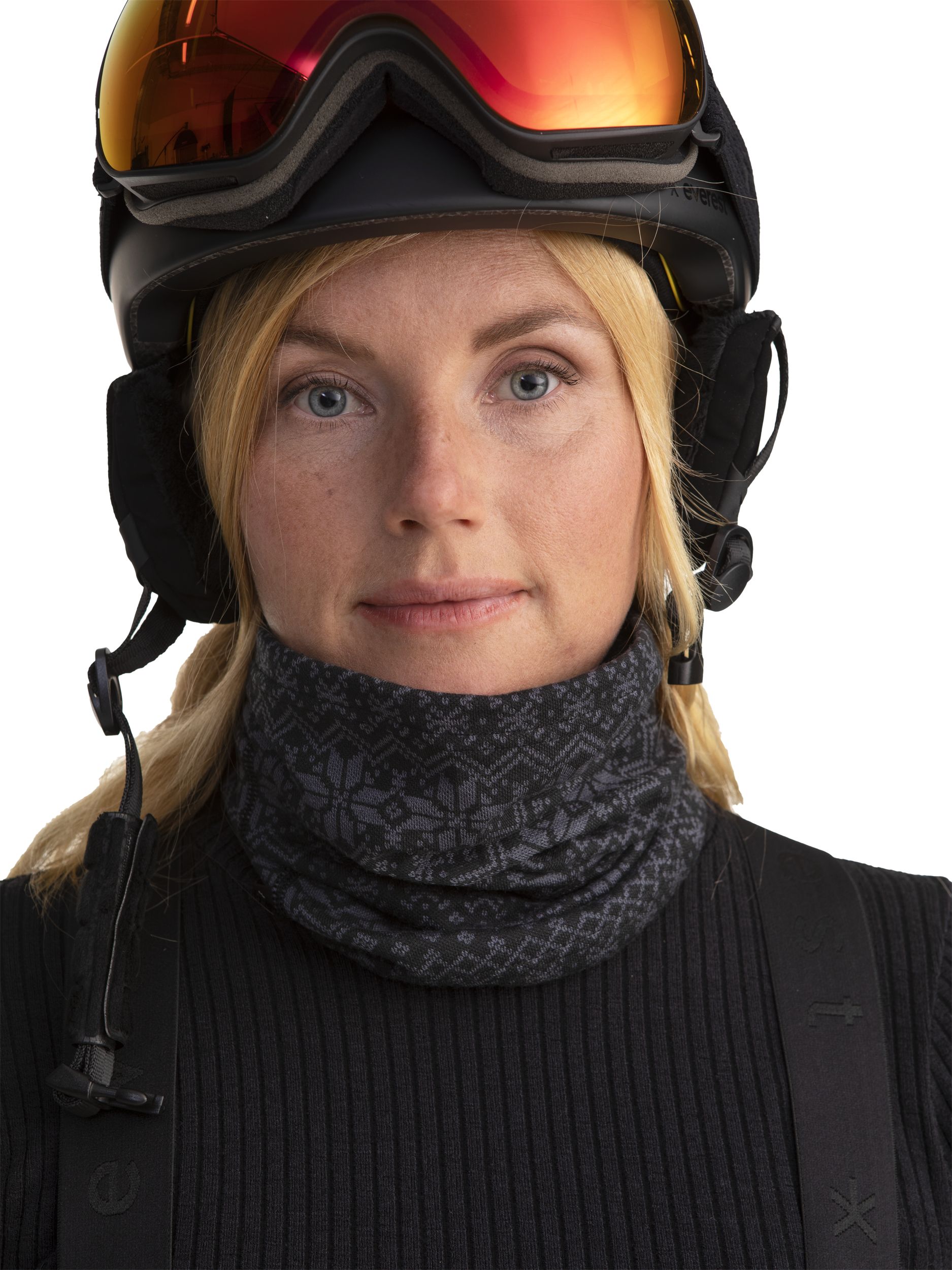 EVEREST, JACQUARD WOOL NECK WARMER