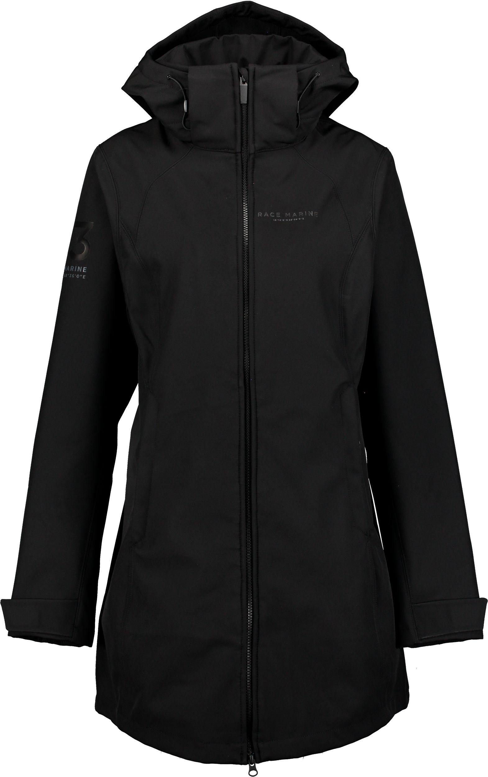 RACE MARINE, W LT SOFTSHELL COAT