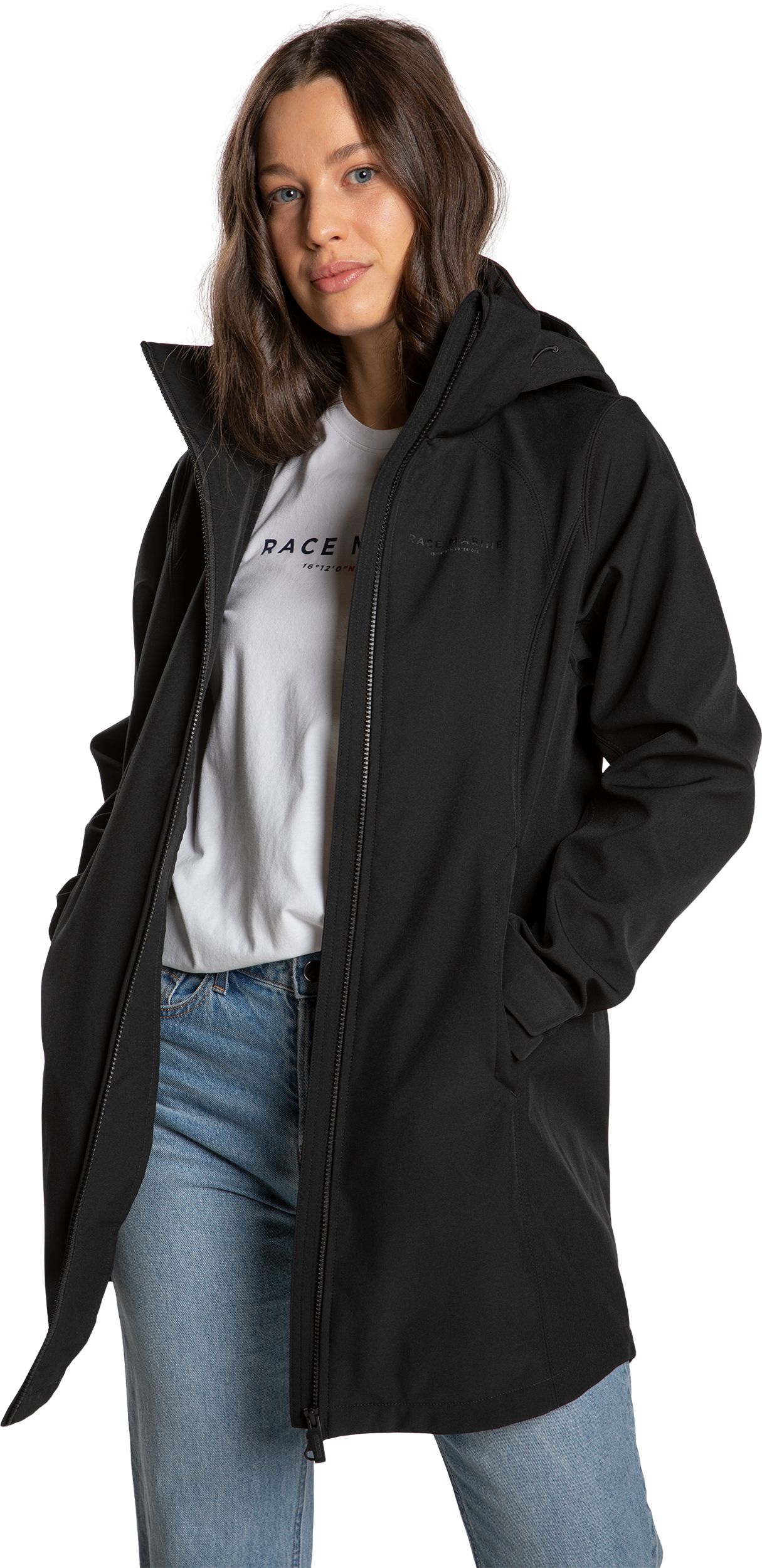 RACE MARINE, W LT SOFTSHELL COAT