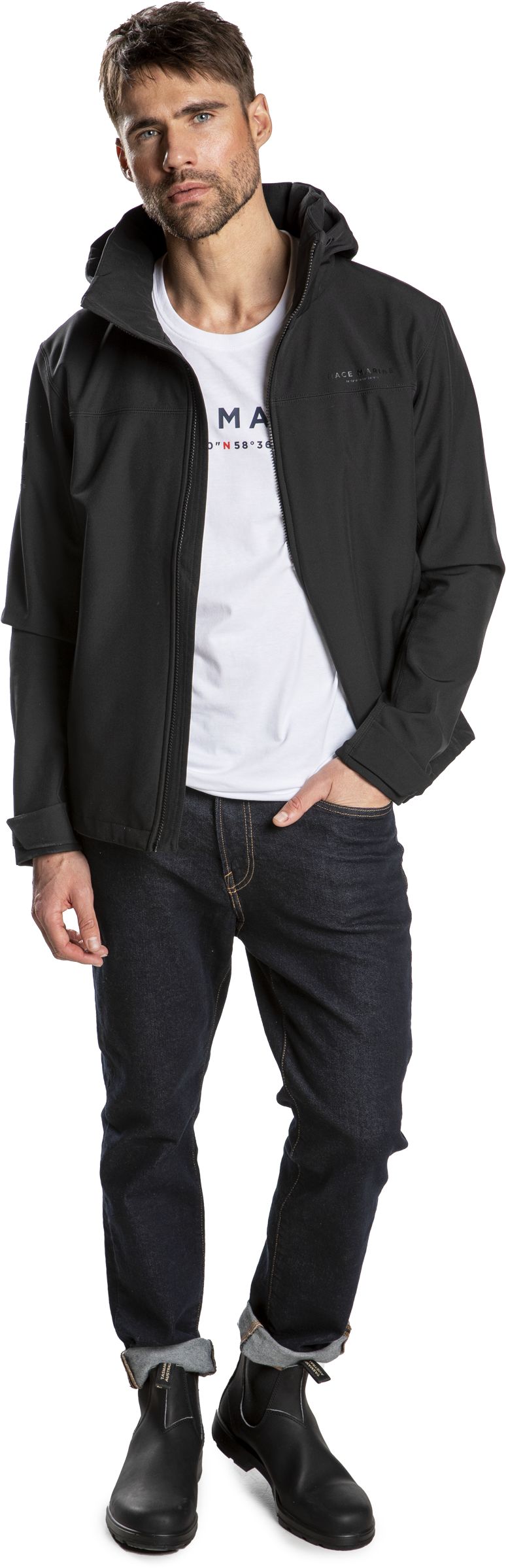 RACE MARINE, M LIGHT SOFTSHELL JACKET