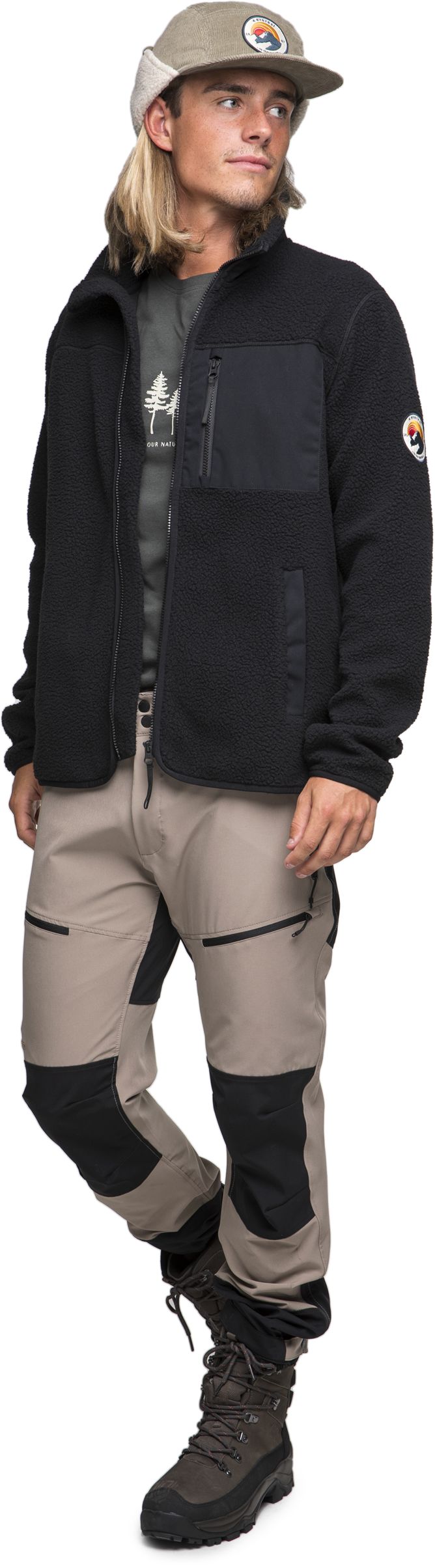 EVEREST, M PILE SHIRT RETRO