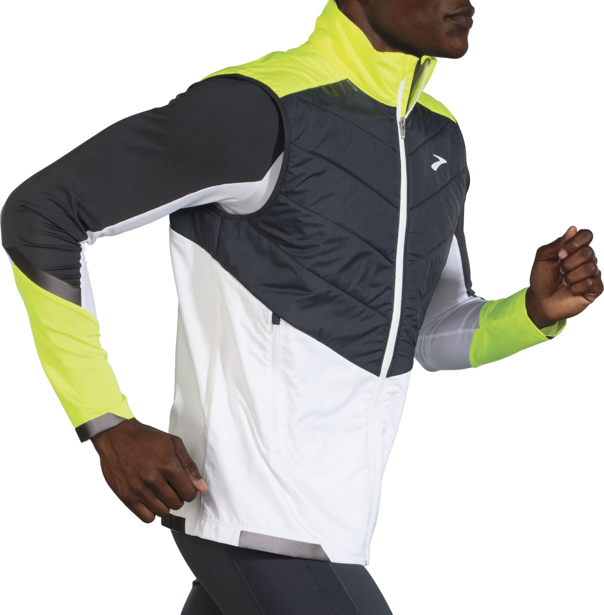 BROOKS, M RUN VISIBLE INSULATED VEST