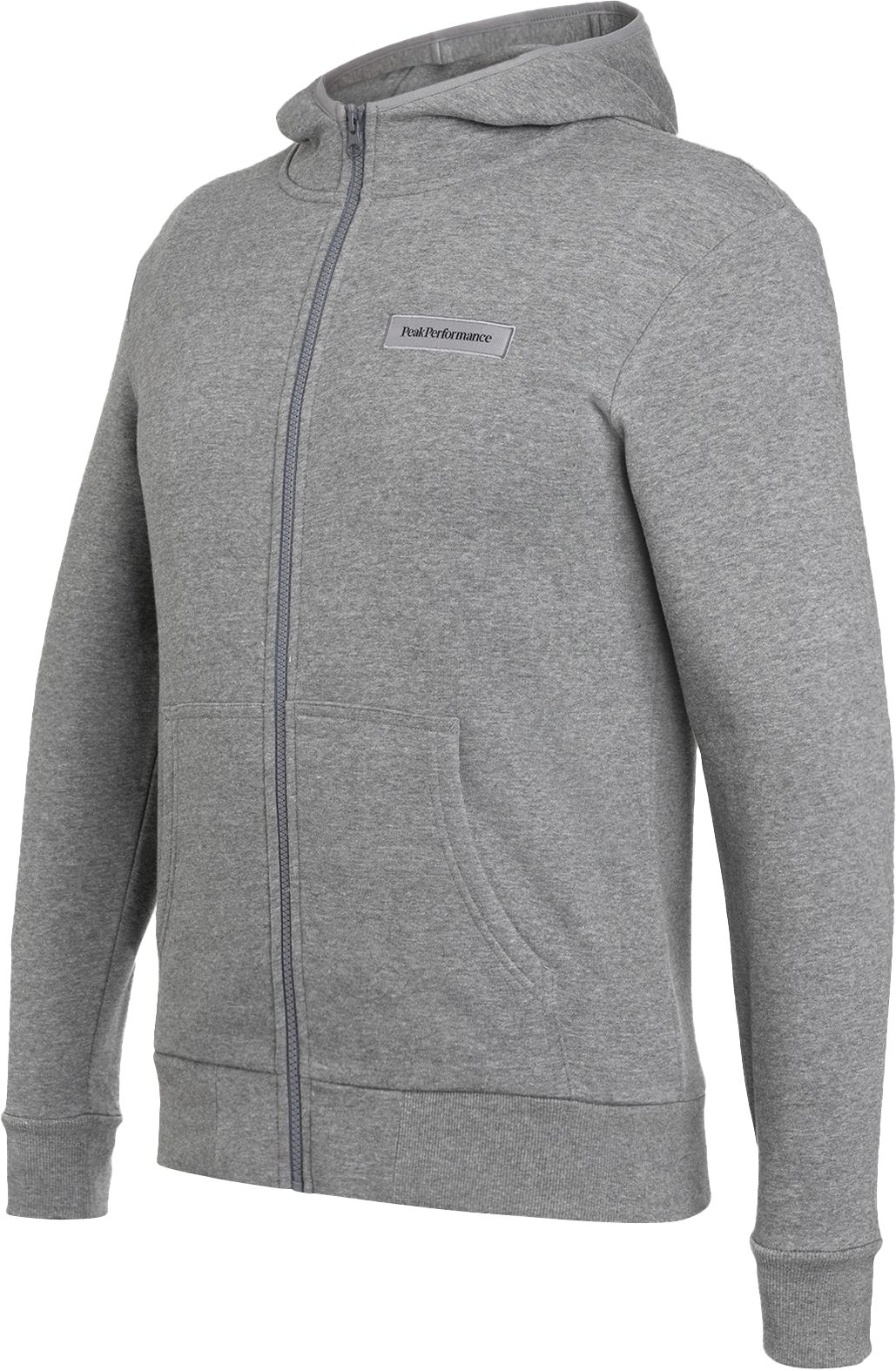 PEAK PERFORMANCE, M LOGO ZIP HOOD SWEATSHIRT MEL