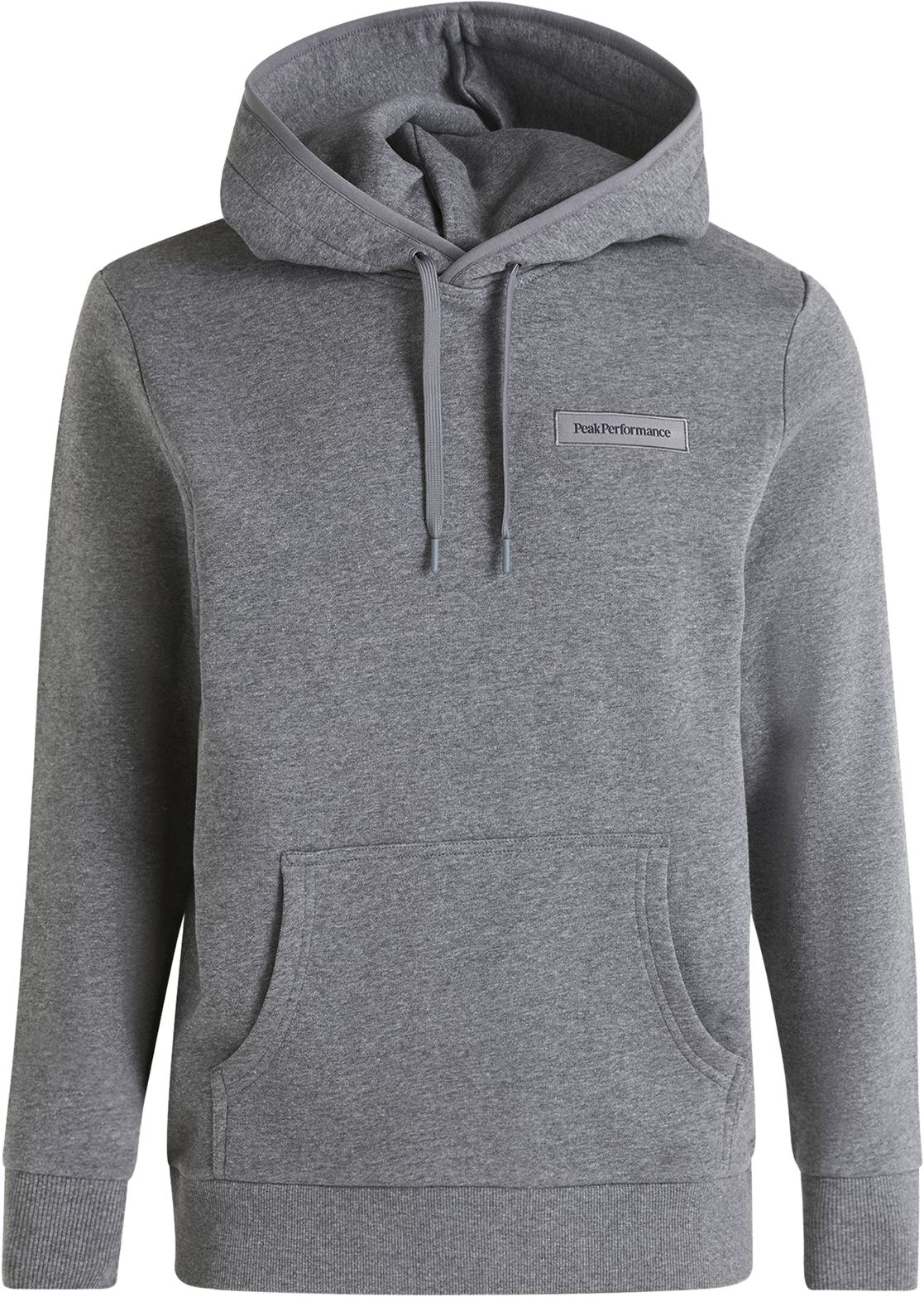 PEAK PERFORMANCE, M LOGO HOOD SWEATSHIRT MEL