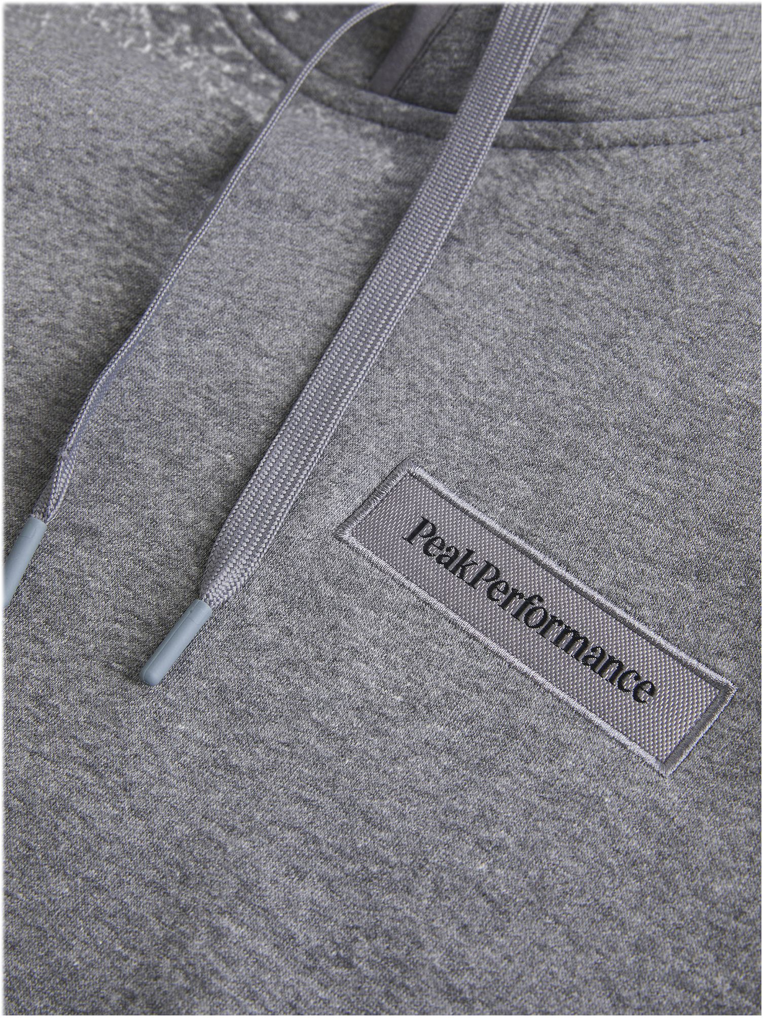 PEAK PERFORMANCE, M LOGO HOOD SWEATSHIRT MEL