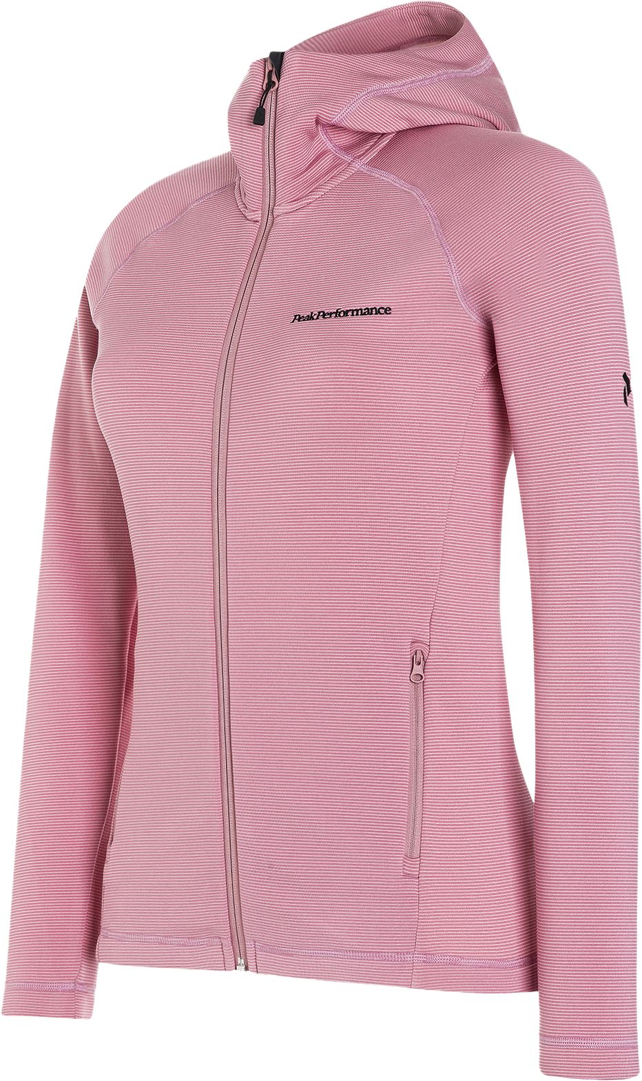 PEAK PERFORMANCE, W MIDLAYER ZIP HOOD
