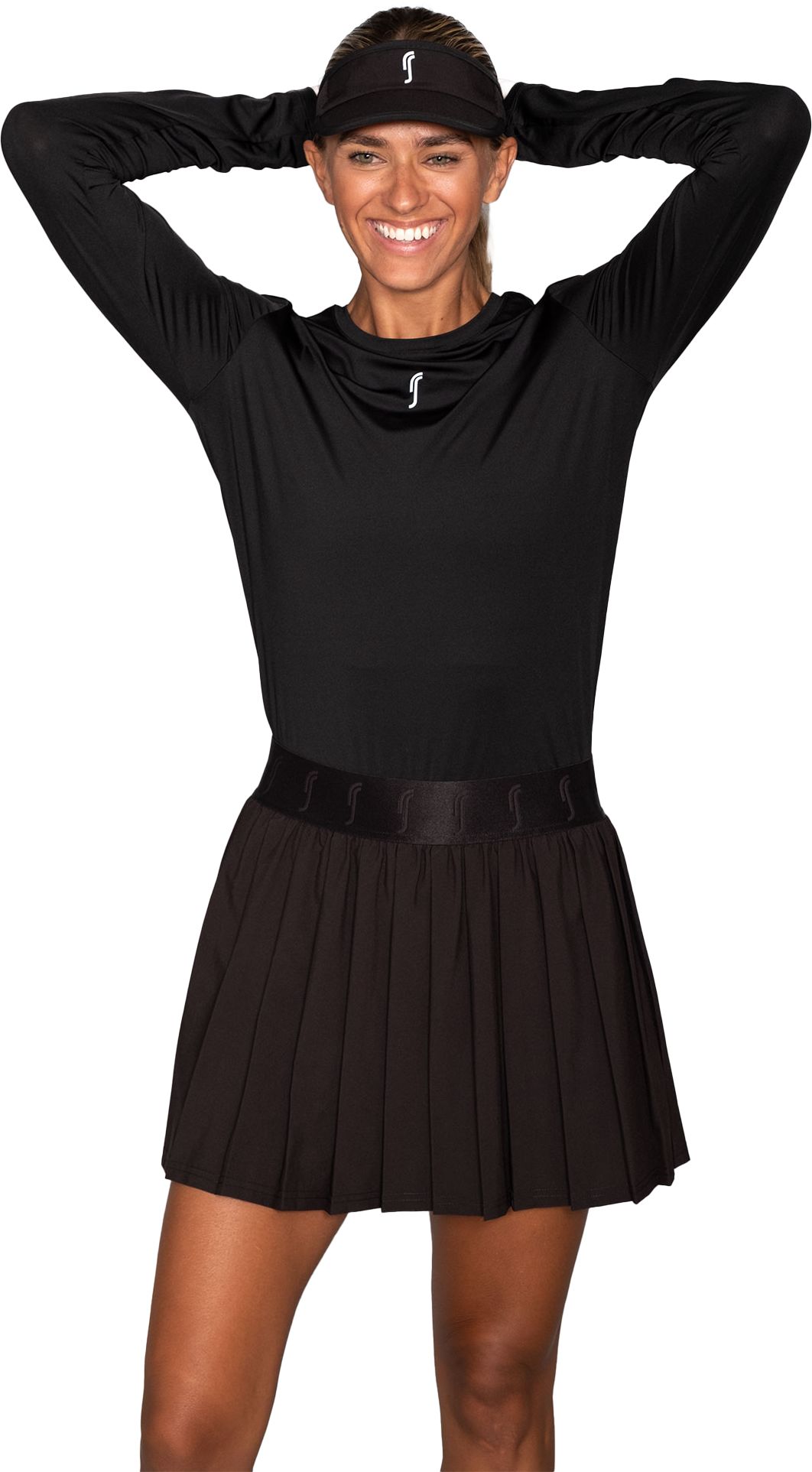 RS, W PLEATED SKIRT