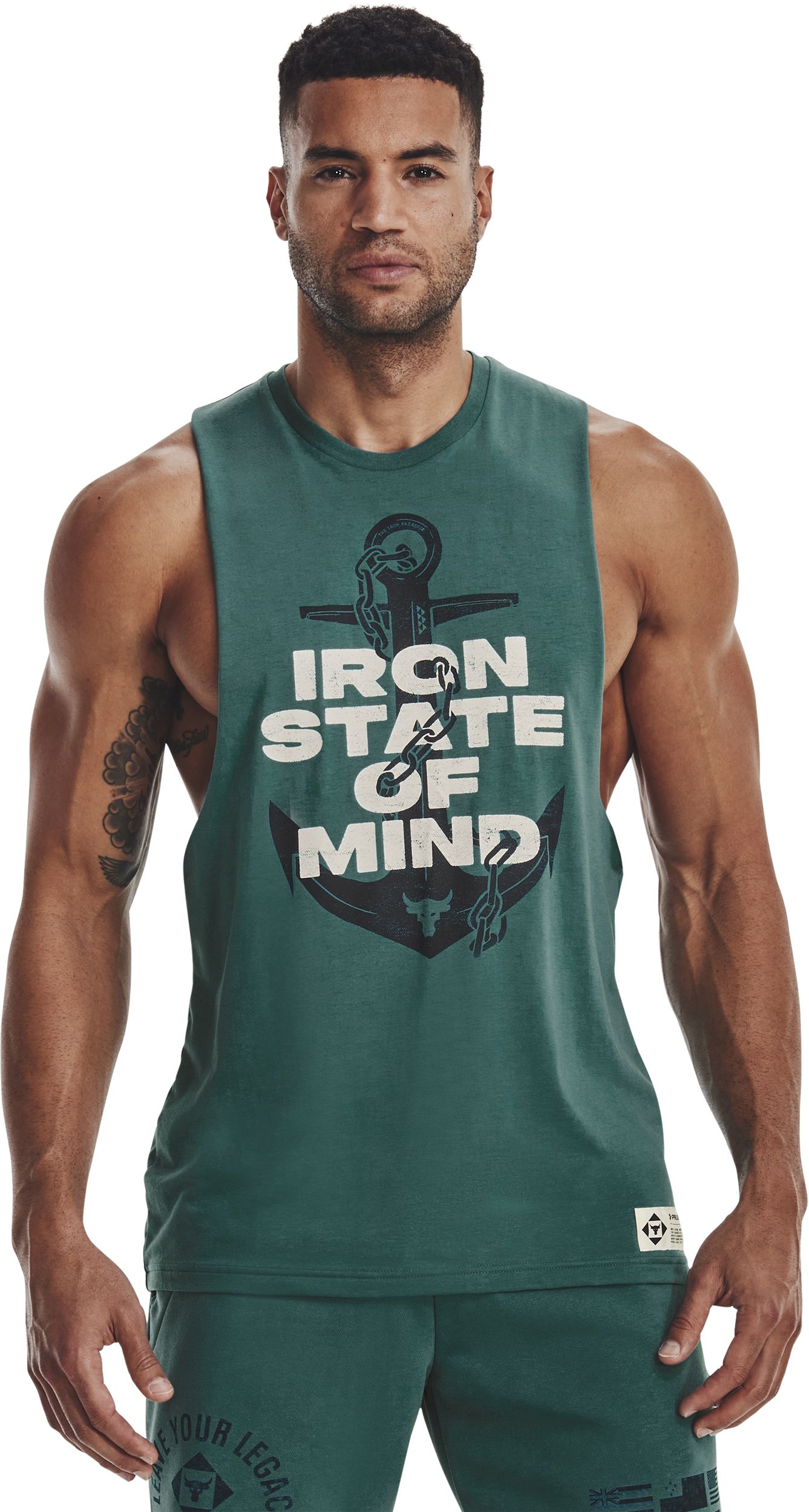 UNDER ARMOUR, M UA PJT ROCK STATE OF MIND MUSCLE TANK