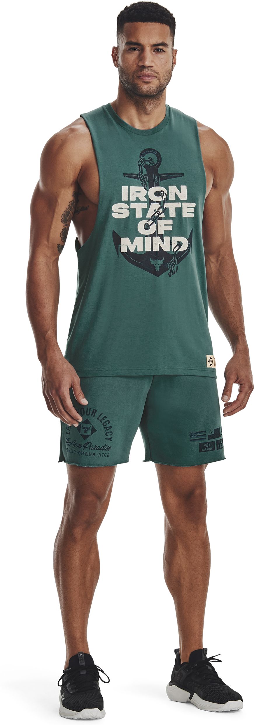 UNDER ARMOUR, M UA PJT ROCK STATE OF MIND MUSCLE TANK