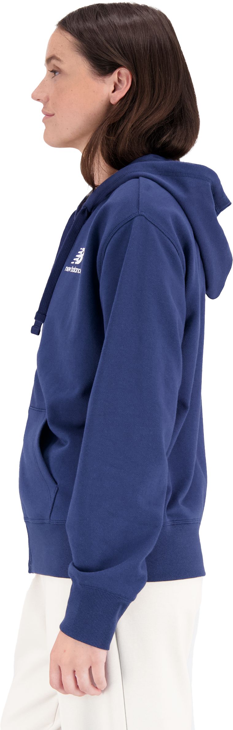 NEW BALANCE, W ESSTL STACK FULLZIP HOOD