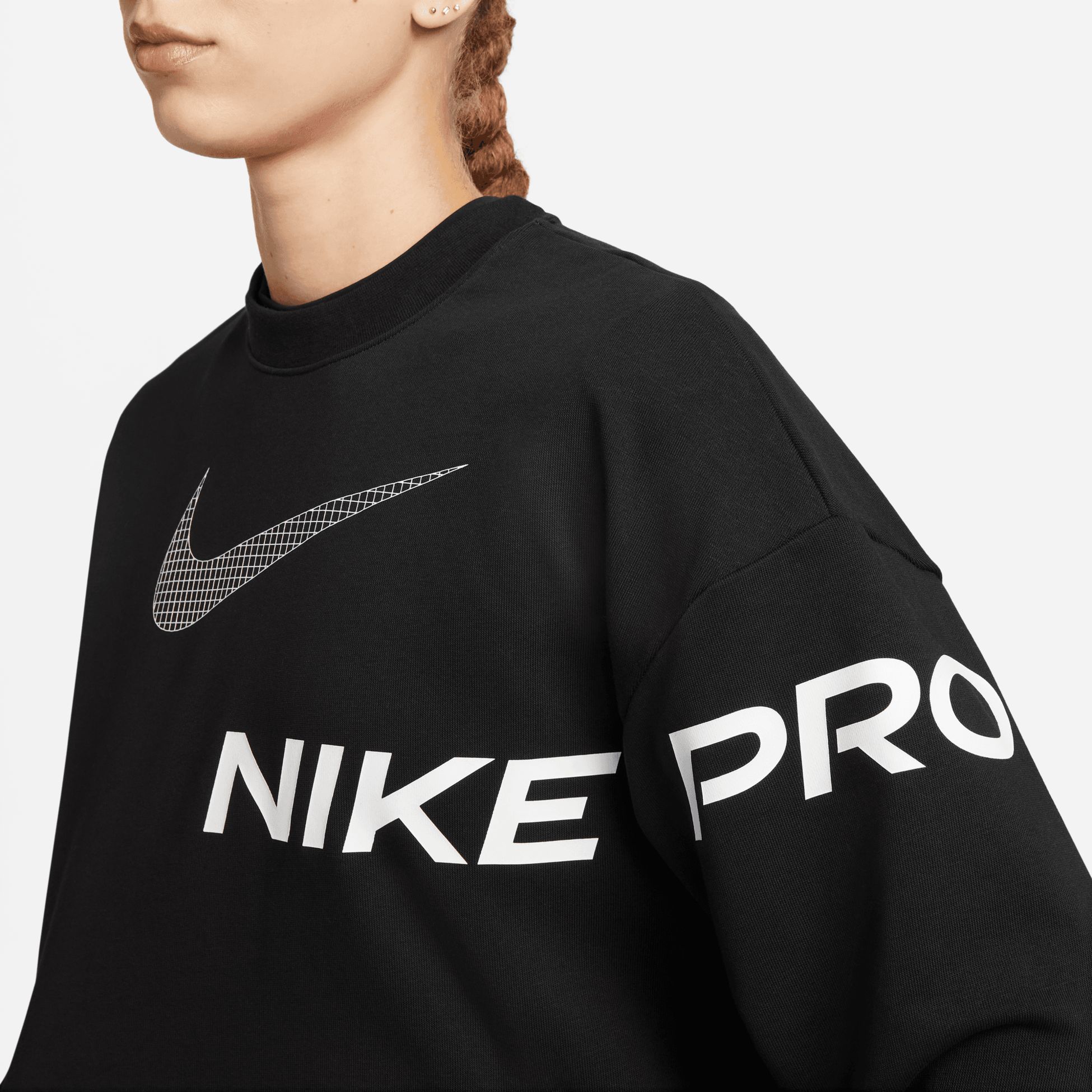 NIKE, NIKE DRI-FIT GET FIT WOMEN'S CREW N