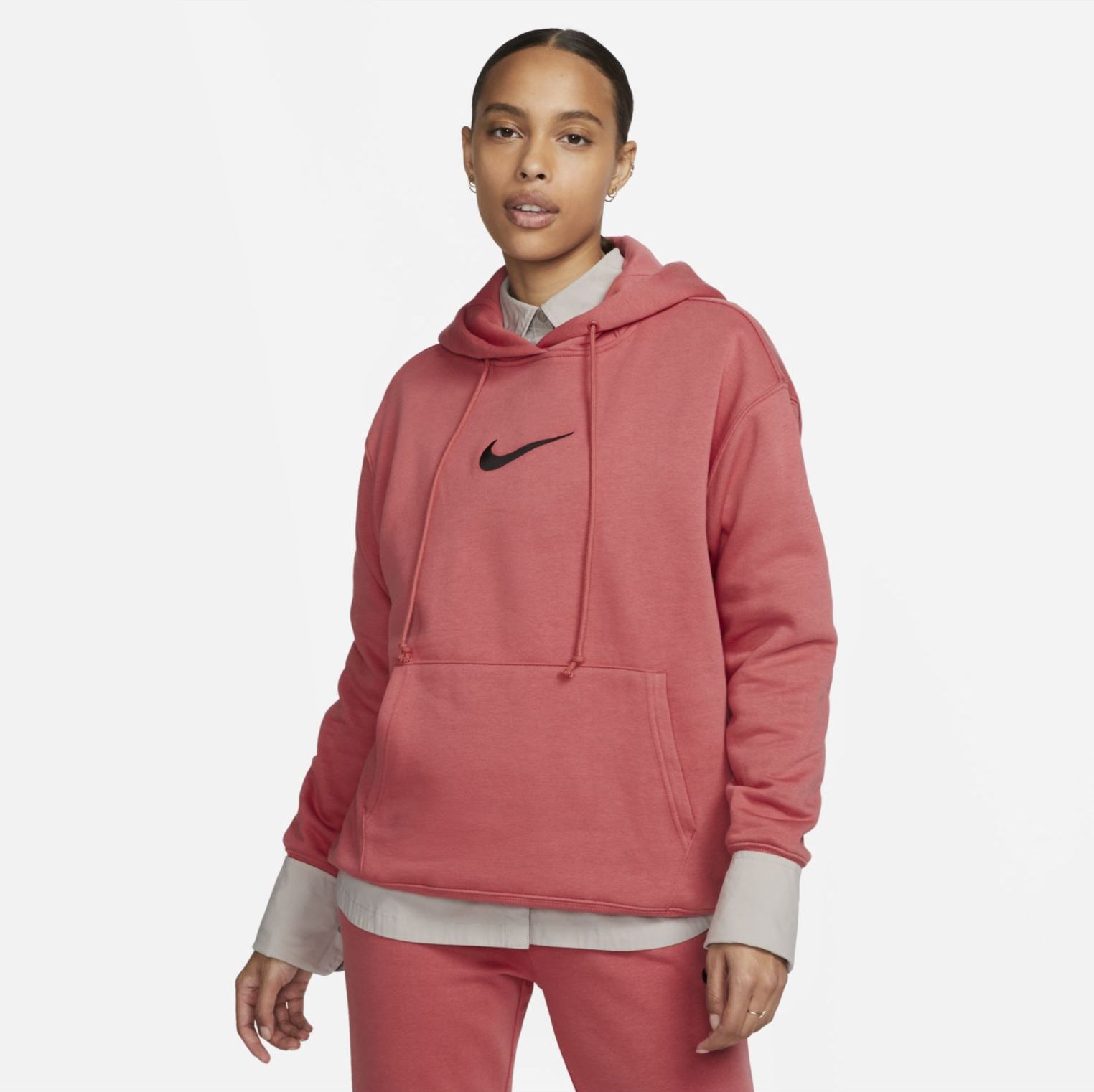 NIKE, W NSW PHNX FLC OS PO HDY MS