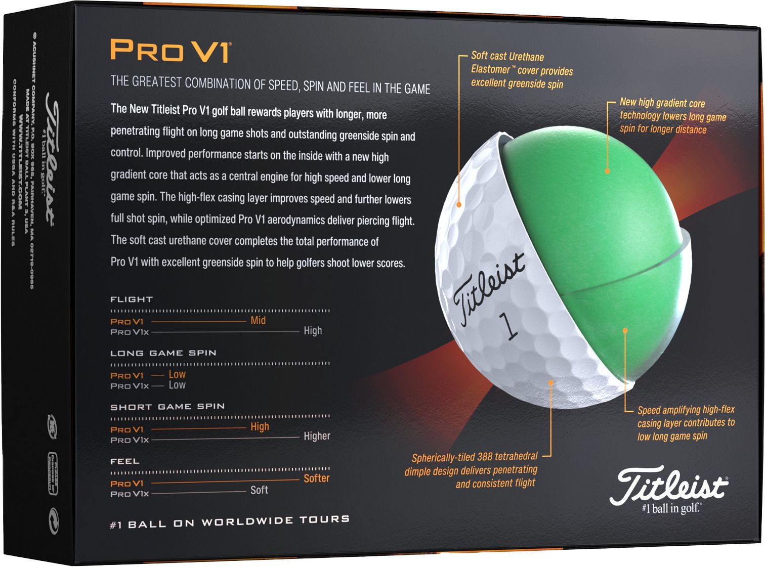 TITLEIST, PRO V1 DZ 2023