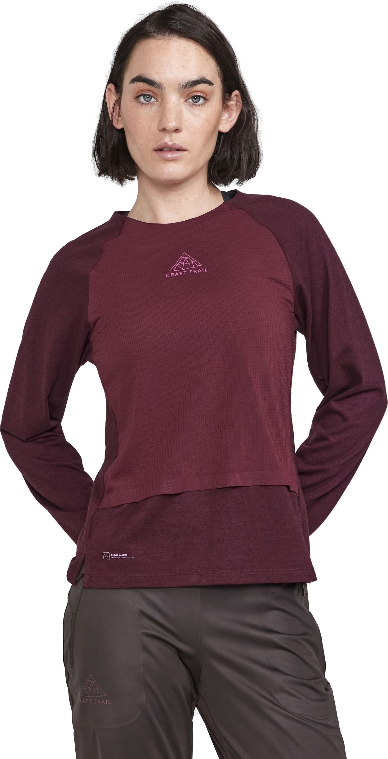 CRAFT, ADV TRAIL WOOL WIND LS TEE W