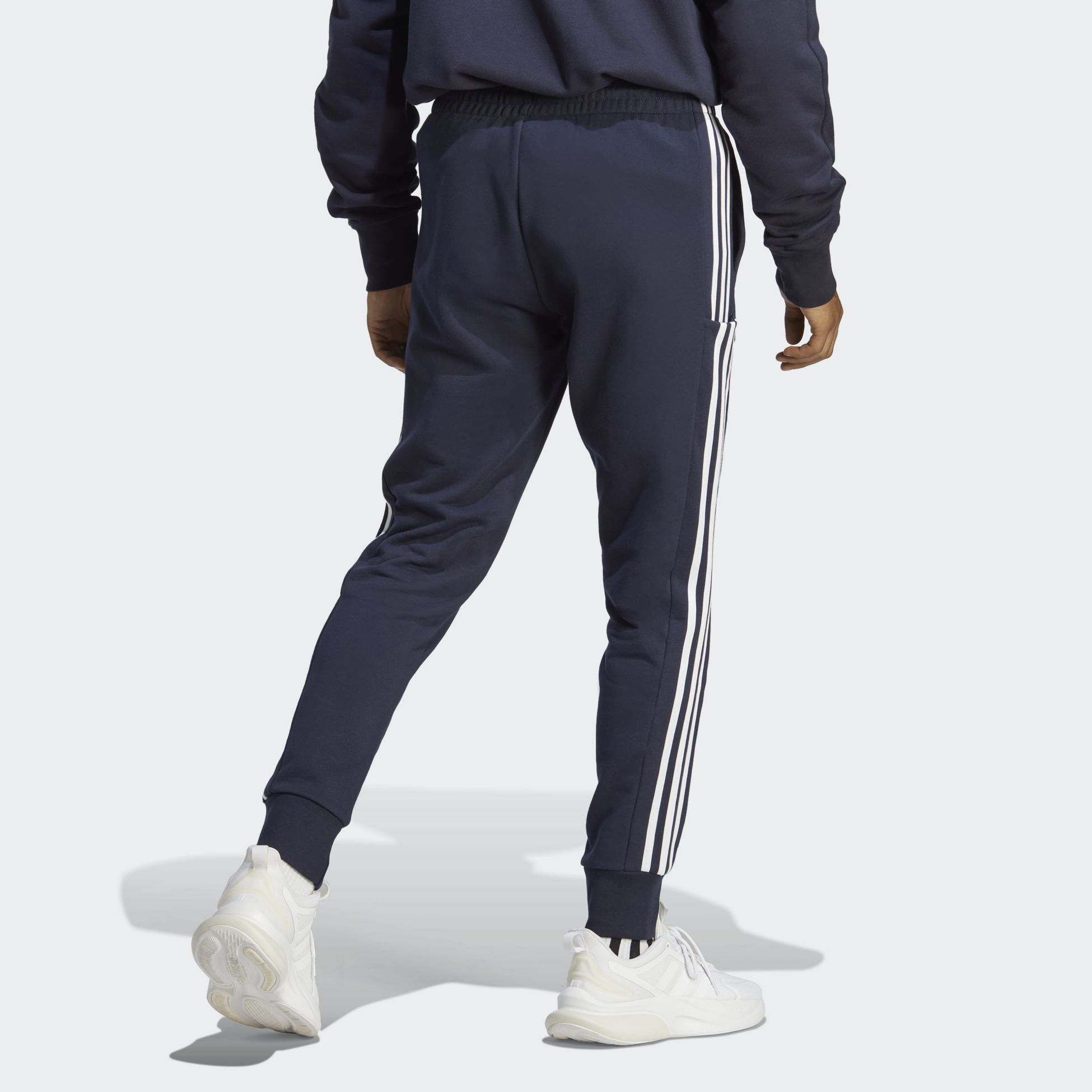ADIDAS, Essentials French Terry Tapered Cuff 3-Stripes Joggers