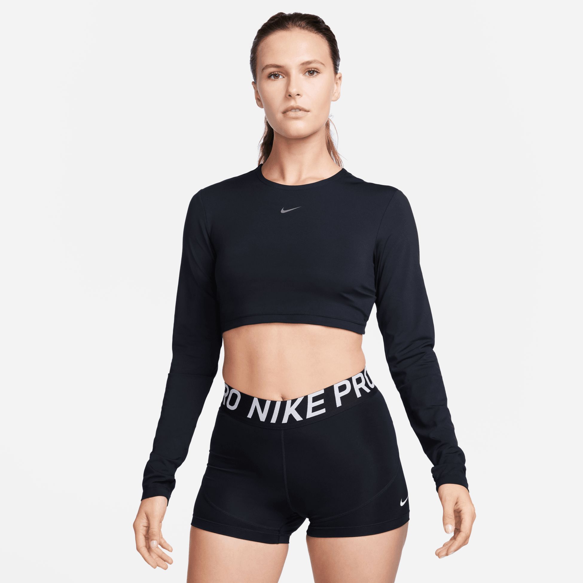 NIKE, NIKE PRO DRI-FIT WOMEN'S CROPPED LO