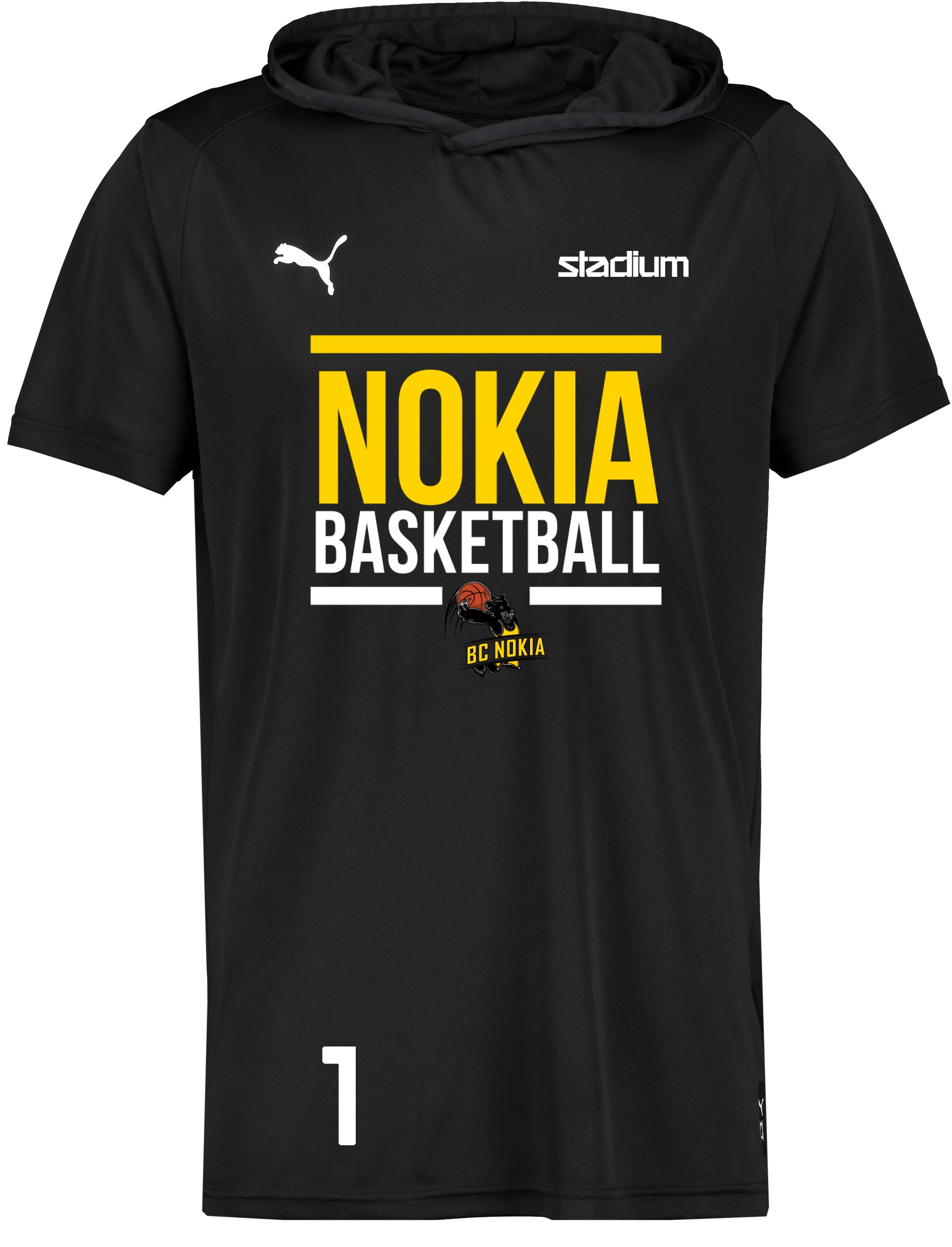 PUMA, Hoops Team SS Shooting Shirt