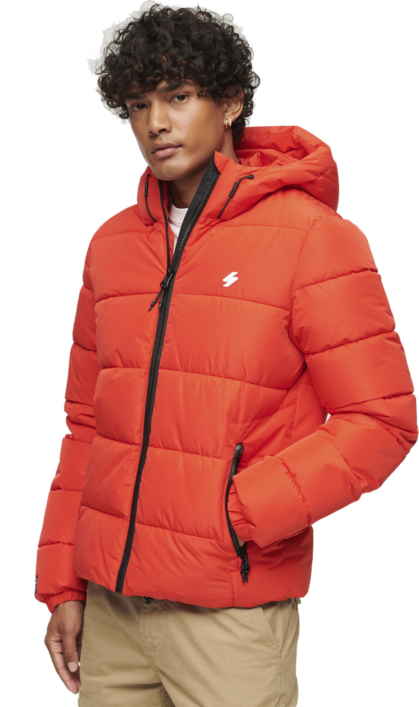 SUPERDRY, M HOODED SPORTS PUFFR JACKET