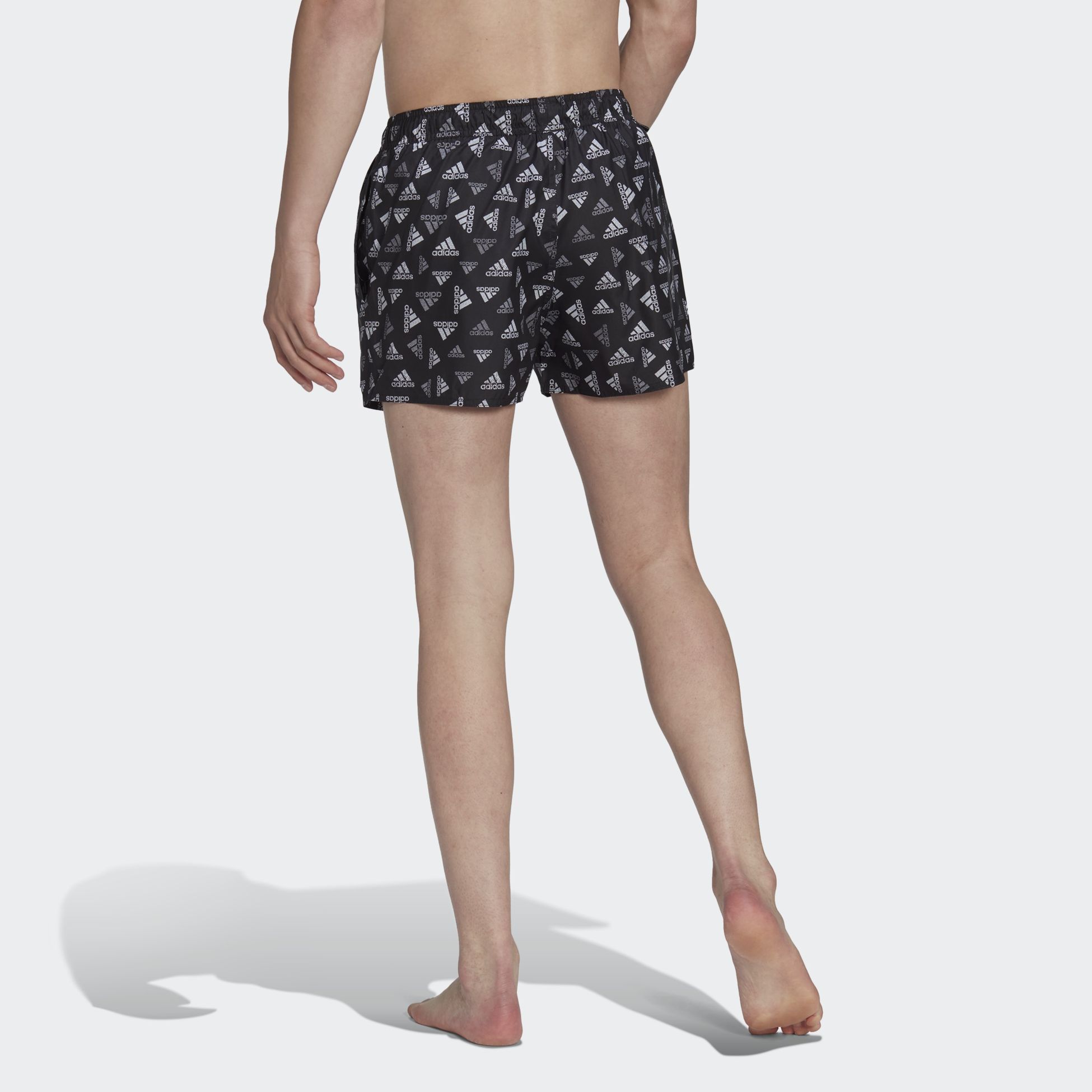 ADIDAS, Logo Print CLX Swim Shorts Very Short Length