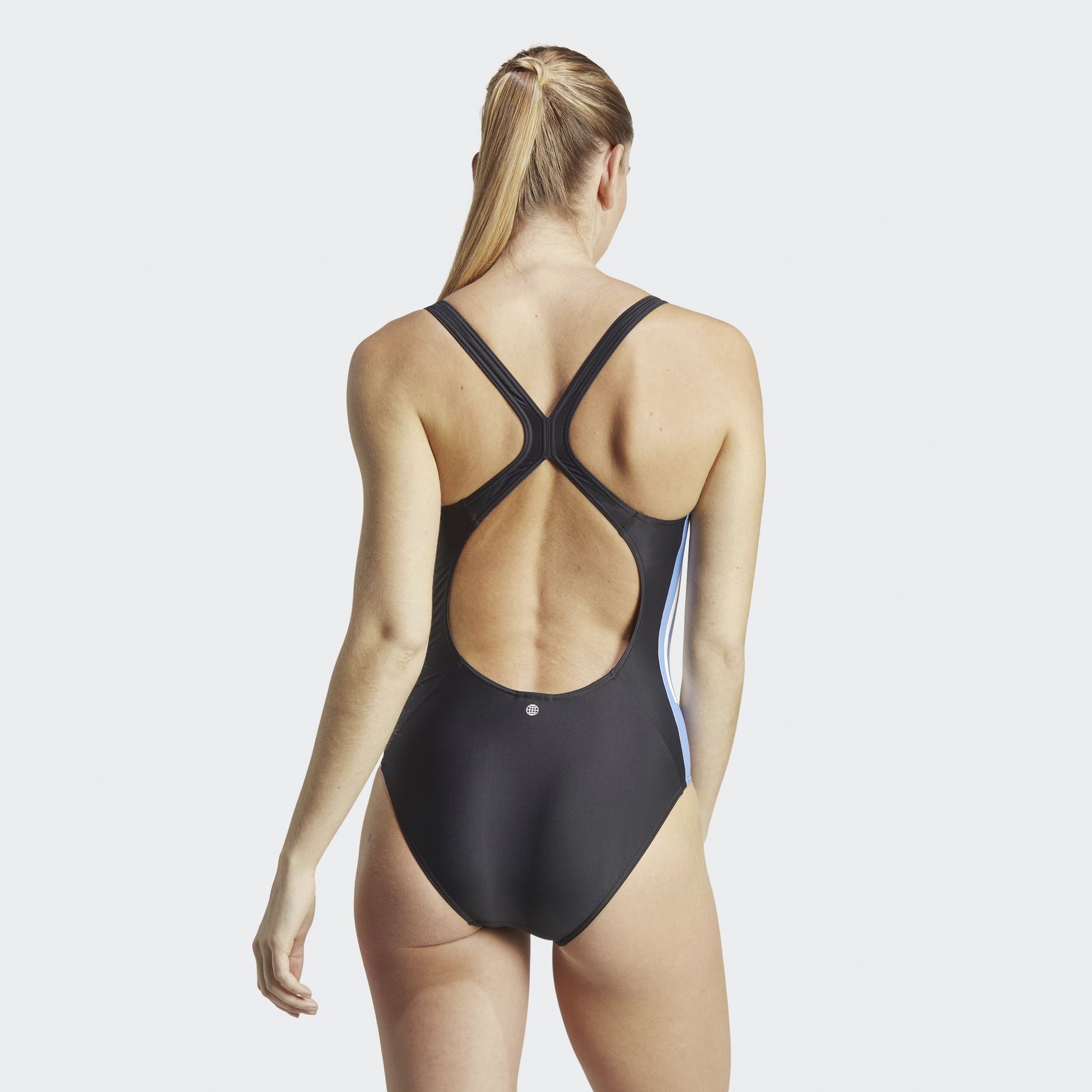 ADIDAS, 3-Stripes Colorblock Swimsuit