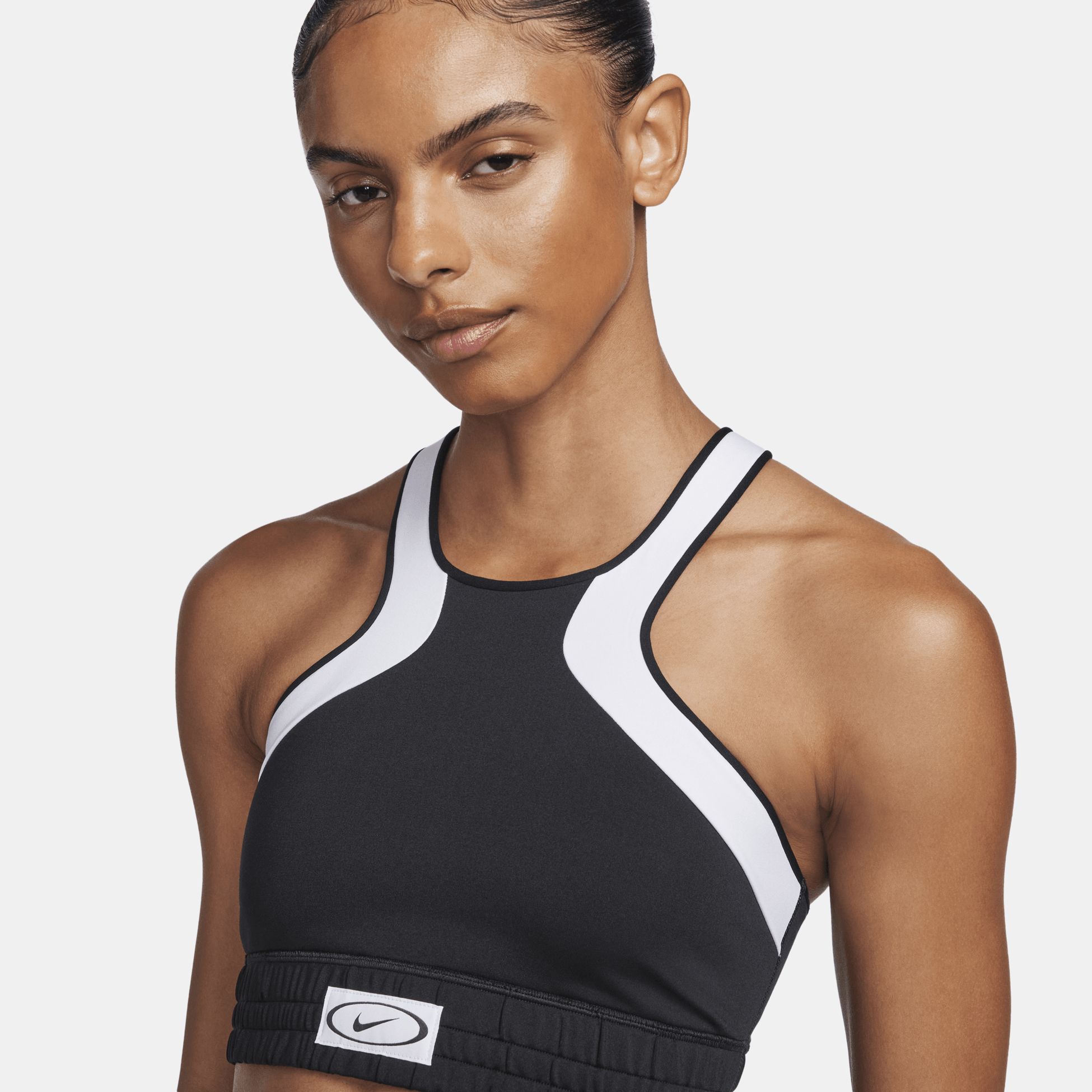 NIKE, Nike High-Neck Colorblock Women's M