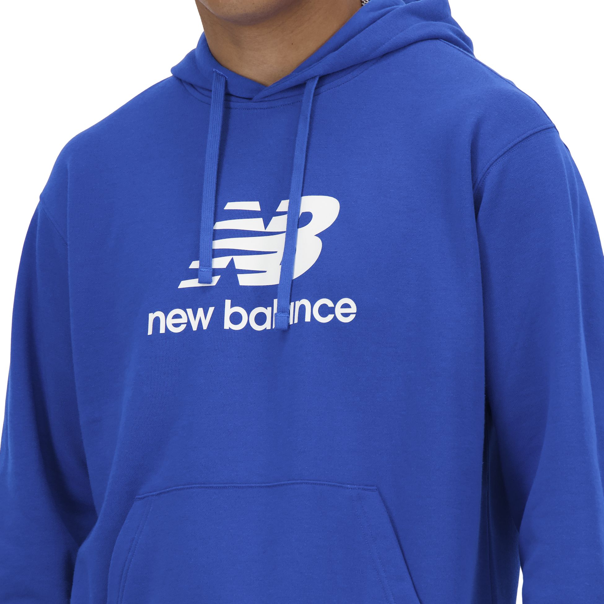 NEW BALANCE, STACKED LOGO FRENCH TERRY HOODIE