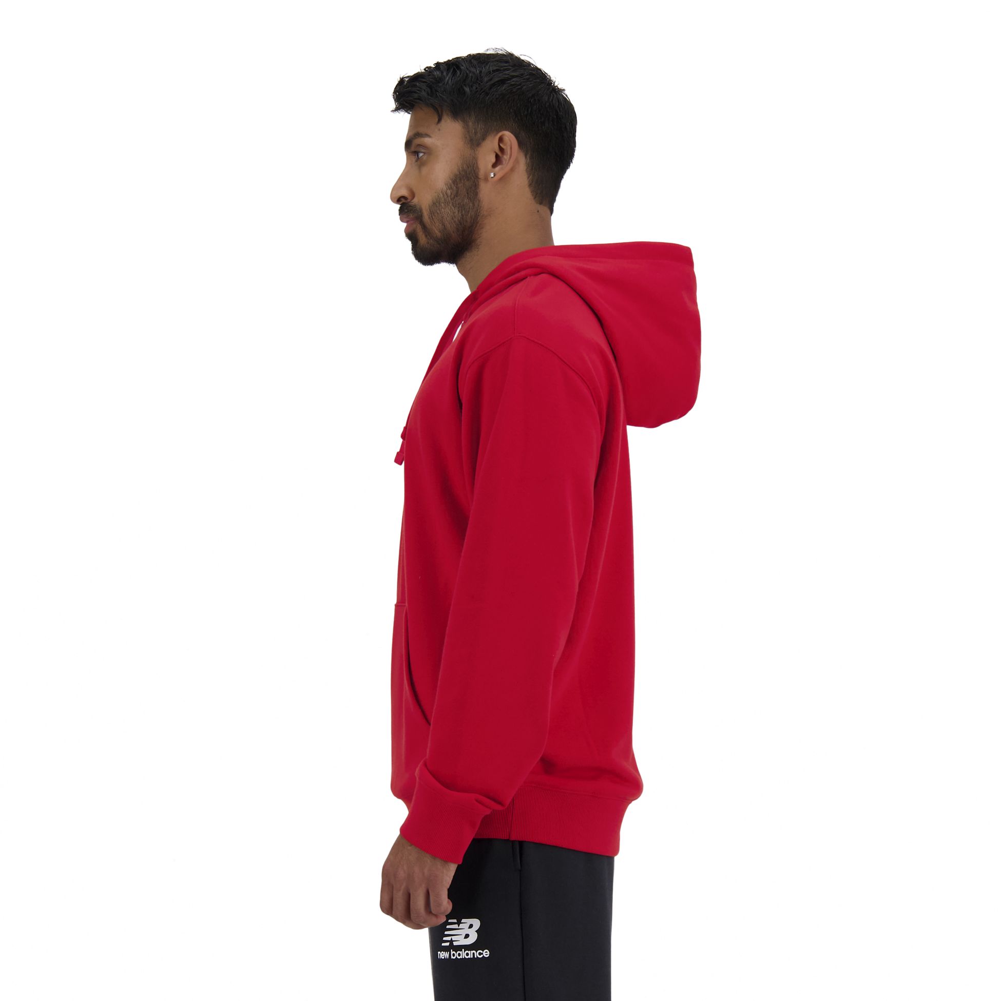 NEW BALANCE, STACKED LOGO FRENCH TERRY HOODIE