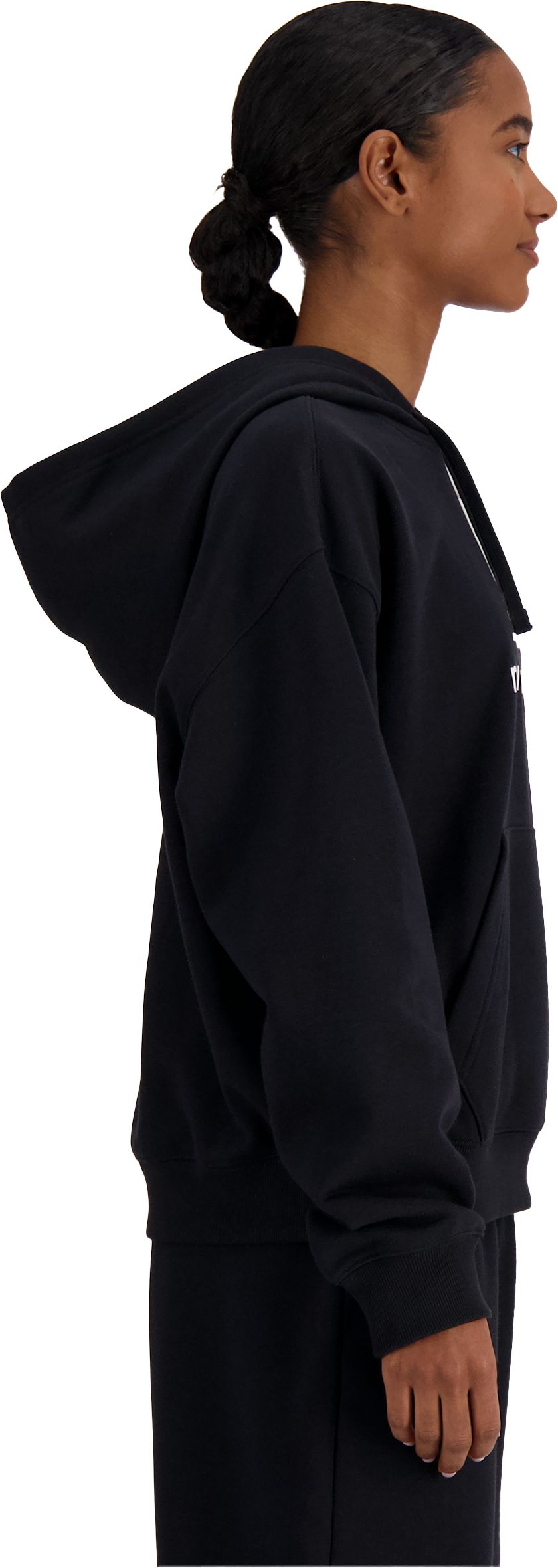NEW BALANCE, W FRENCH TERRY STACKED LOGO HOODIE